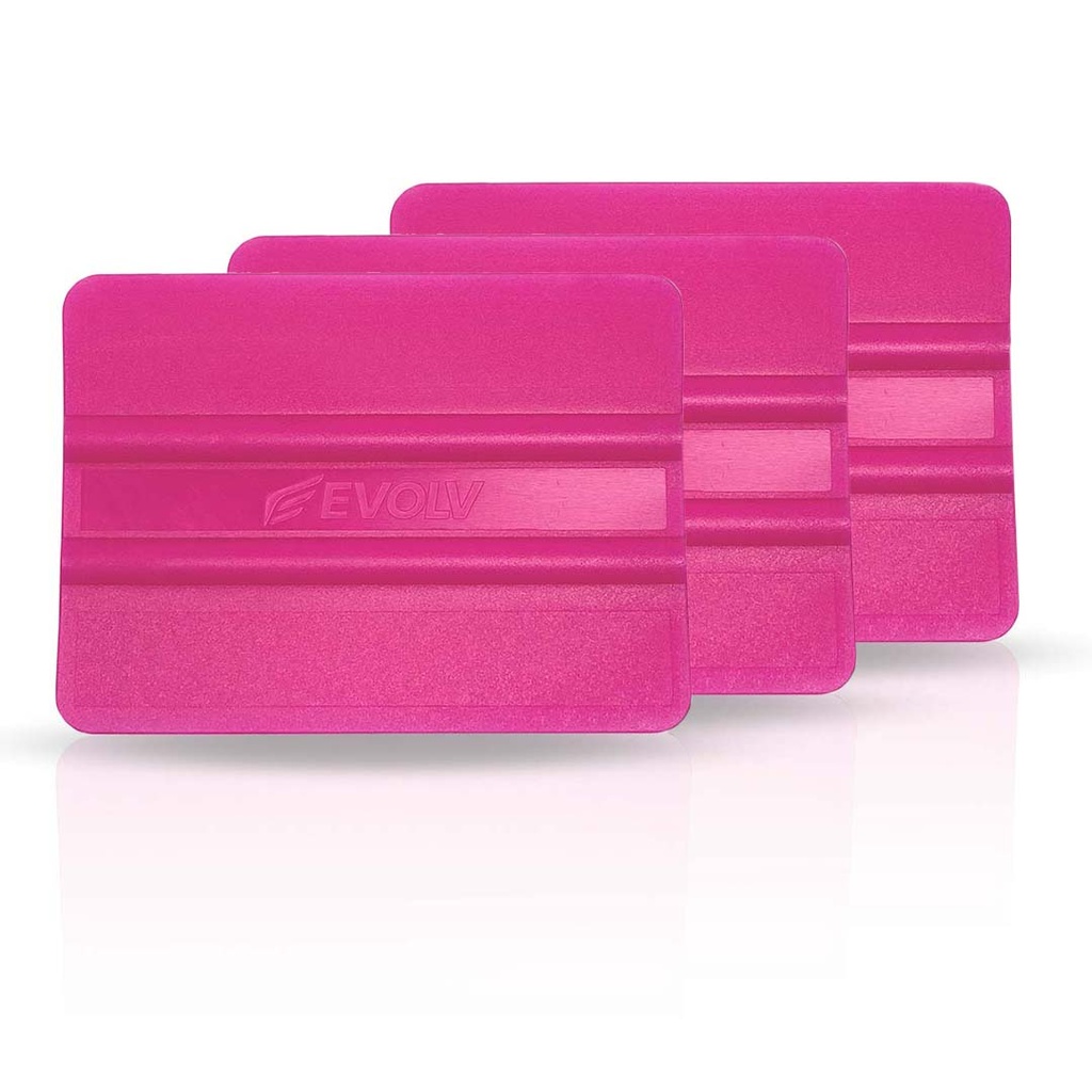 EVOLV Pink Soft squeegees