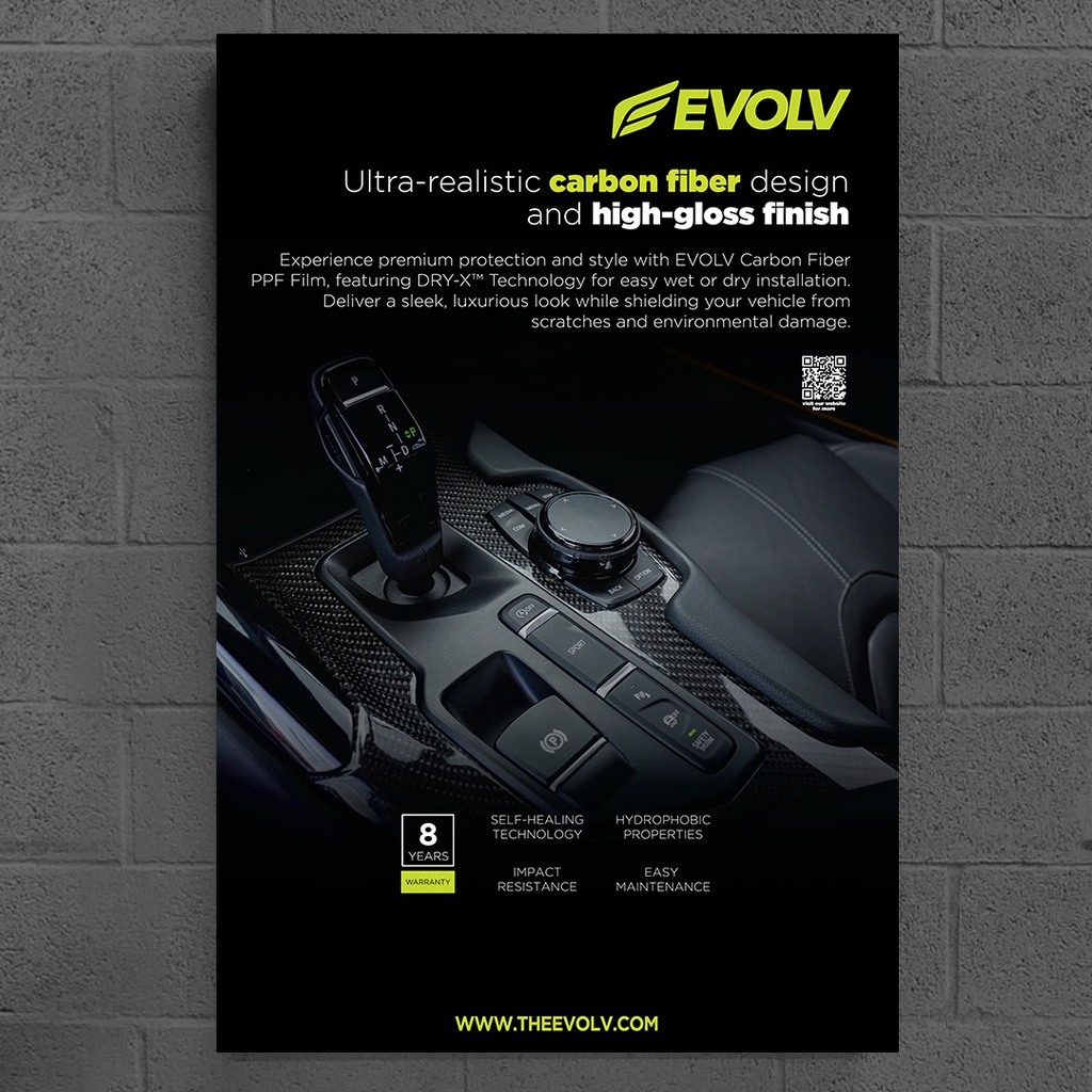 Wall display – Poster PPF Carbon Fiber