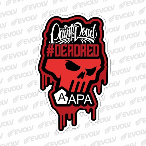 [EV.STICKER.DEADRED.A] PiD Dead Red Sticker