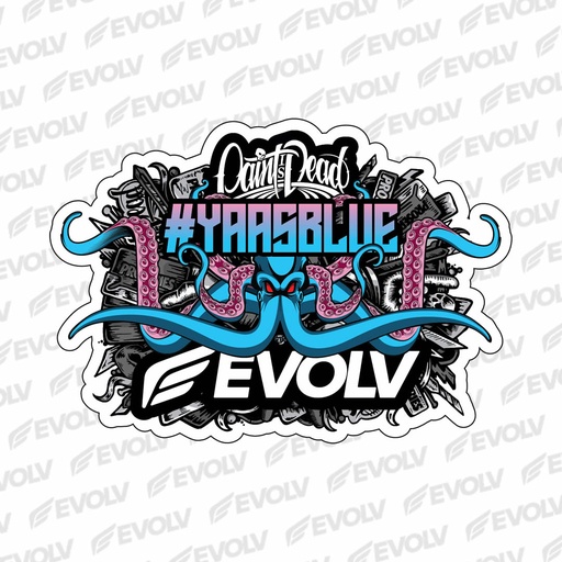 [EV.STICKER.YAASBLUE.A] PiD Yaas Blue Sticker