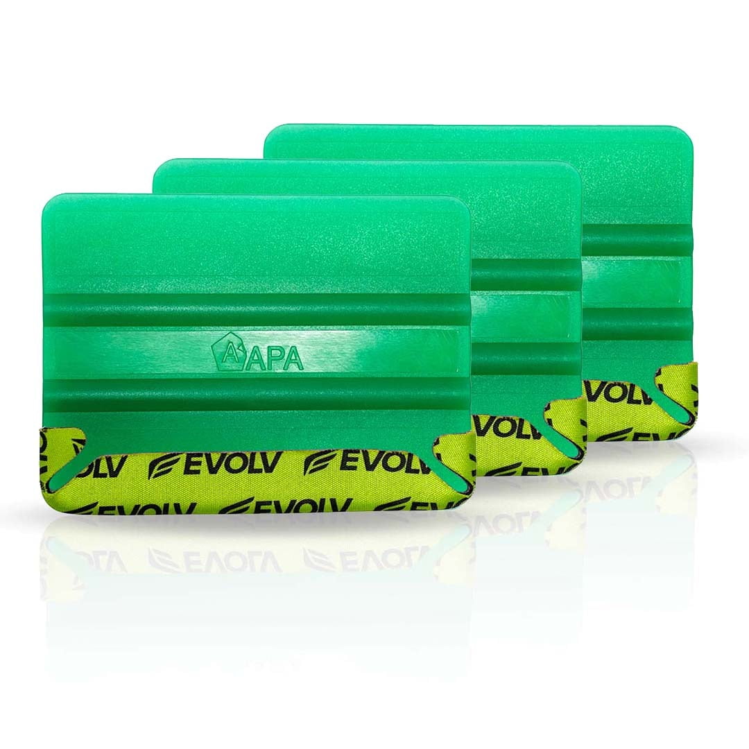 Wrap Squeegees Kit - Soft Green - EVOLV