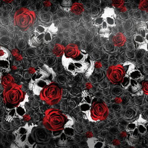 Printed Design - Skulls&Roses